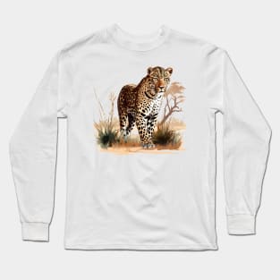 African Leopard Long Sleeve T-Shirt